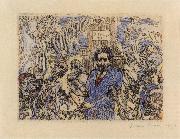 James Ensor Demons Tormenting me oil on canvas